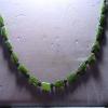 Red & green garnet necklace