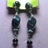 Garnet & Hematite Earrings