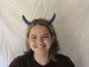 Blue devil horns