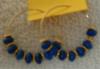 lapis and gold earrings